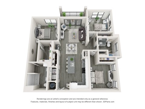 3A three bedroom three bathroomat Ansley Park Apartments, North Carolina, 28412
